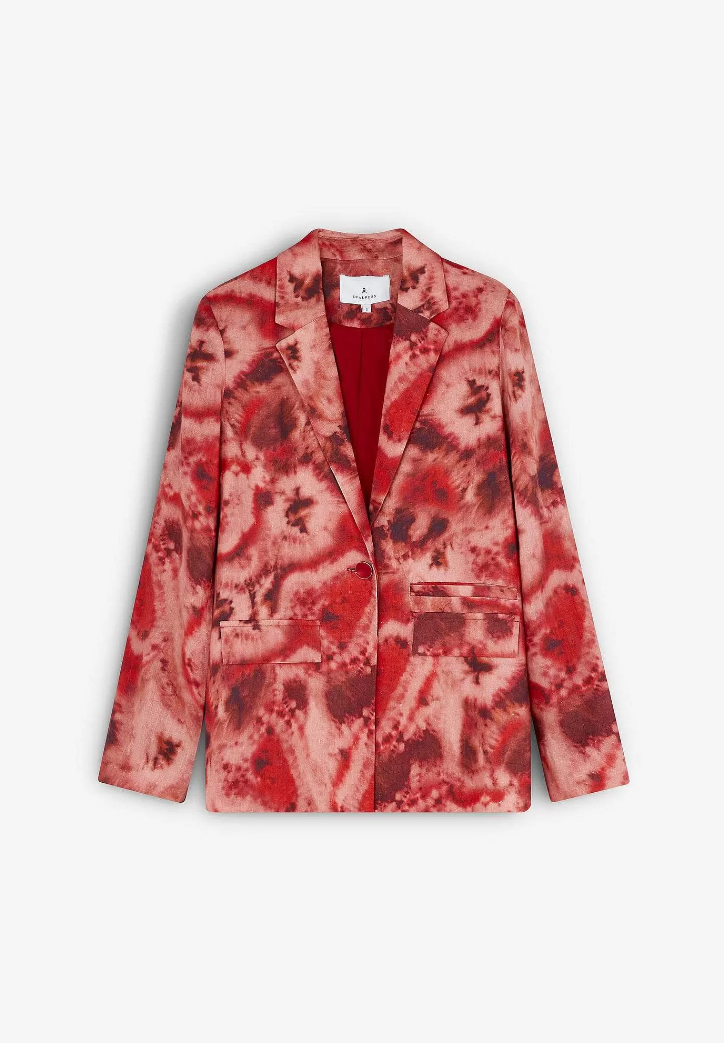 Shop Scalpers Blazer Lino Tie Dye