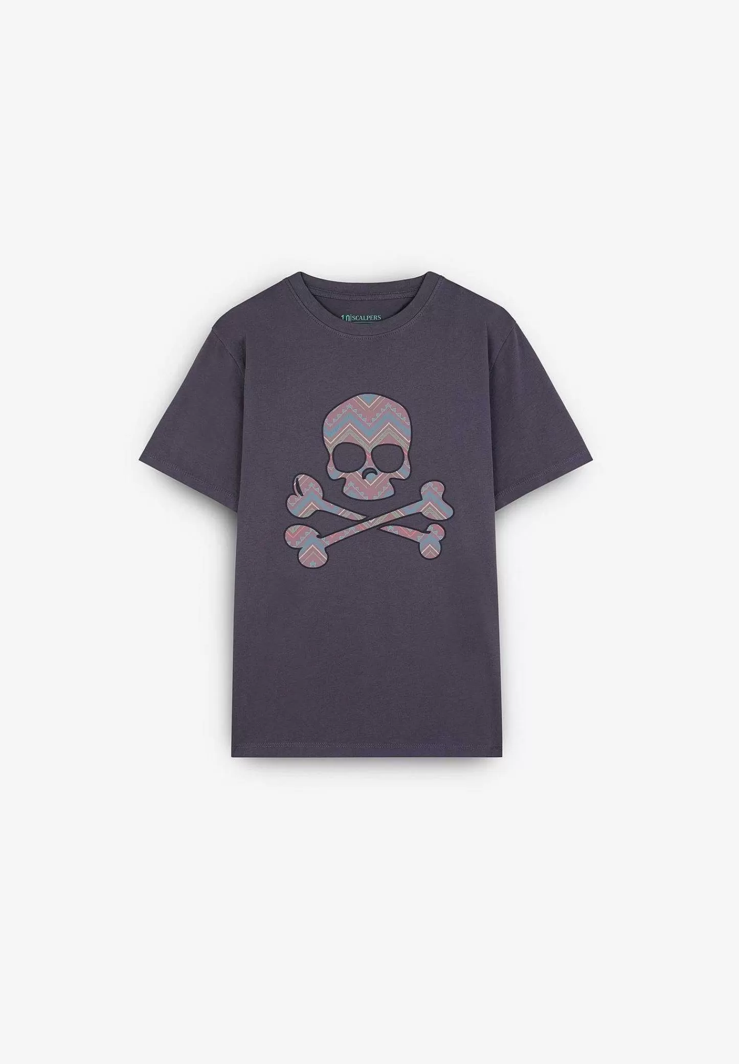 Cheap Scalpers Camiseta Calavera Print Zigzag