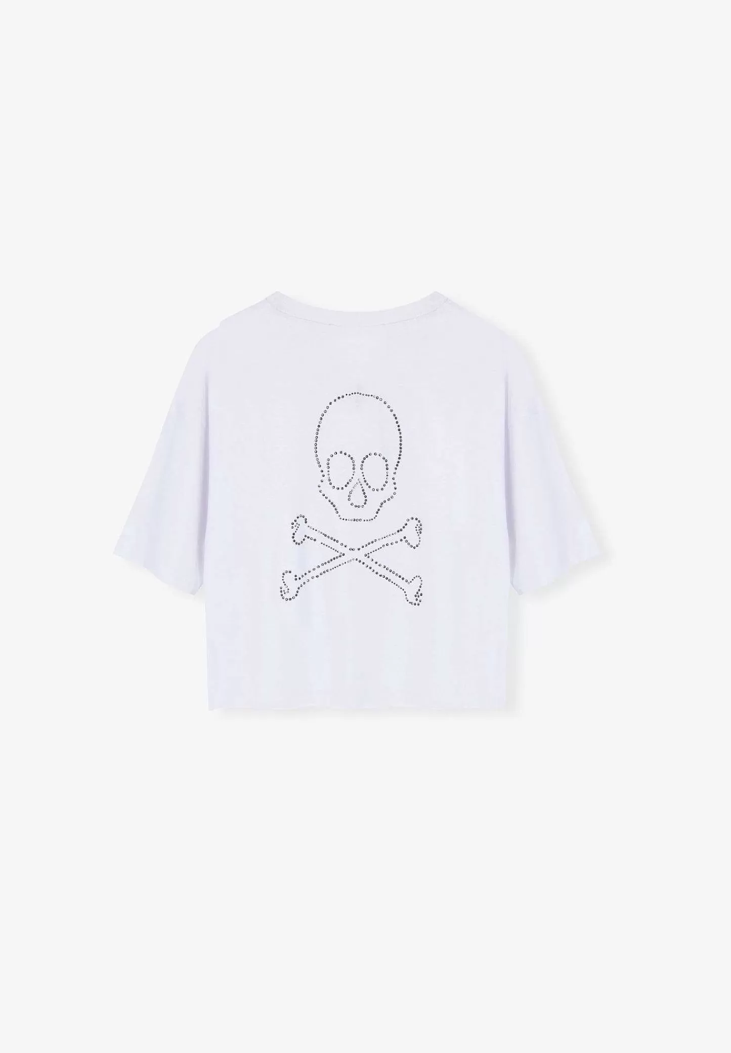 Discount Scalpers Camiseta Calavera Trasera Strass