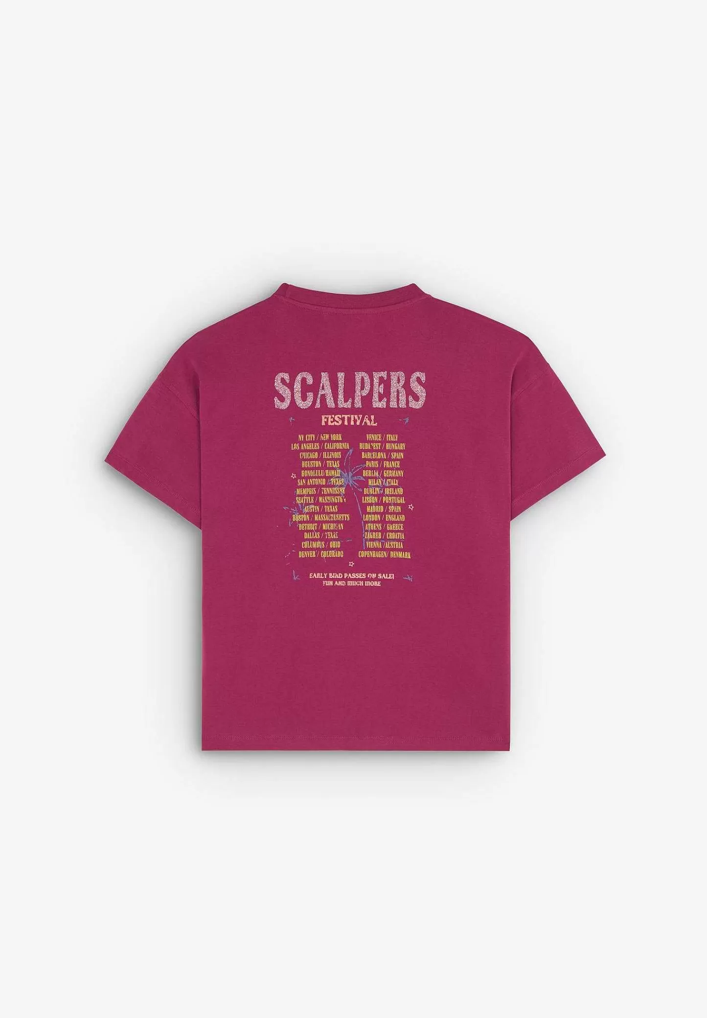 Best Scalpers Camiseta Print Festival