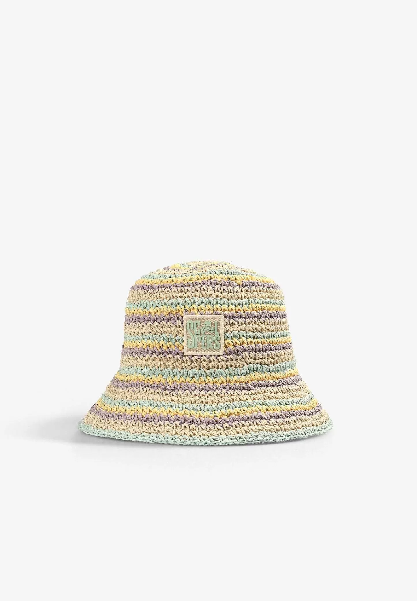 Store Scalpers Gorro Bucket Crochet Rayas