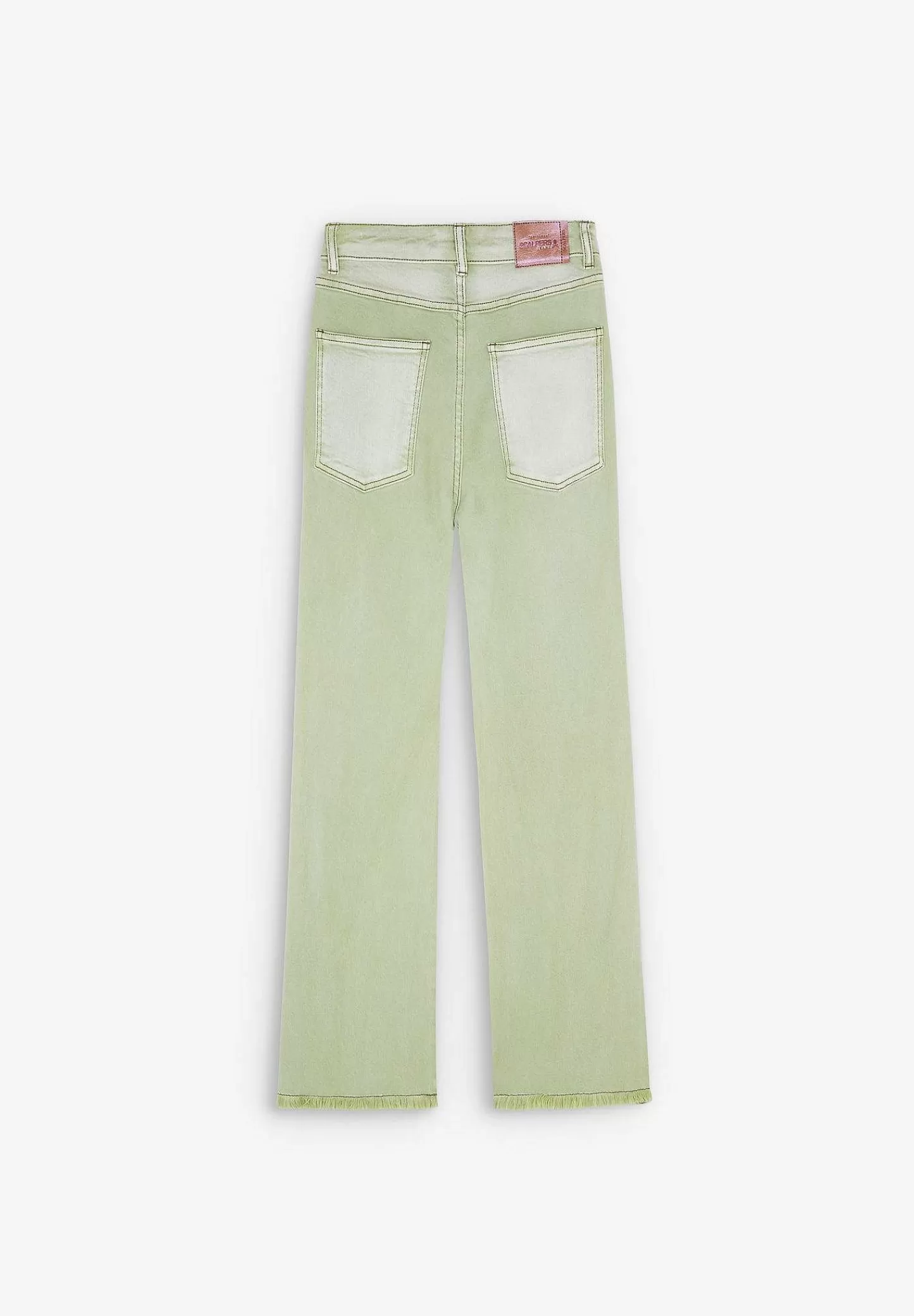 Shop Scalpers Jeans Ankle Flare Destalles Desflecados