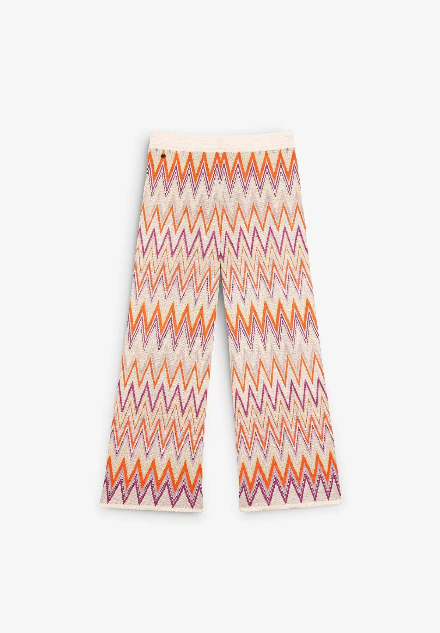 Flash Sale Scalpers Pantalon Punto Zigzag Detalle Bajo