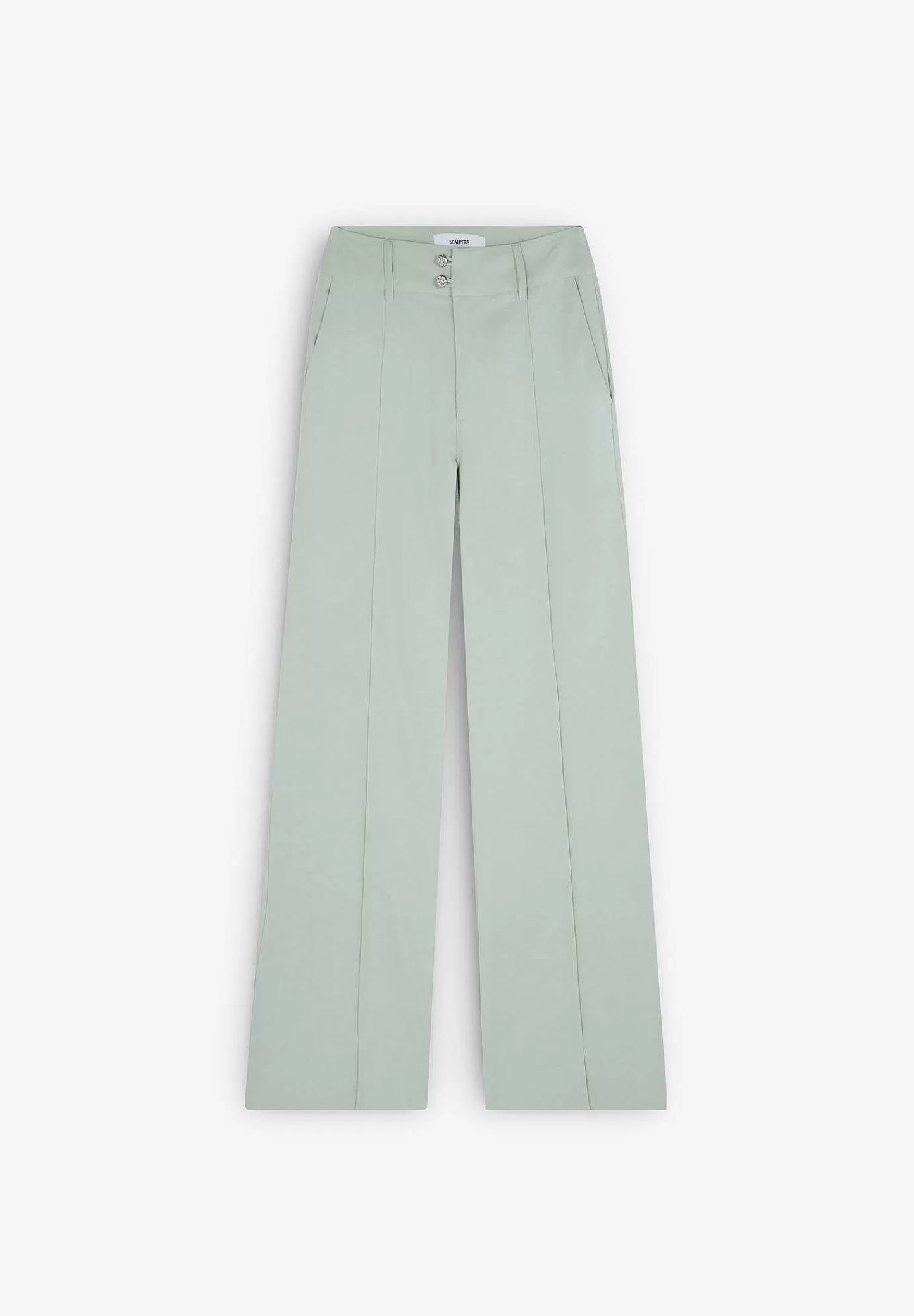 Cheap Scalpers Pantalon Wide Leg Botones