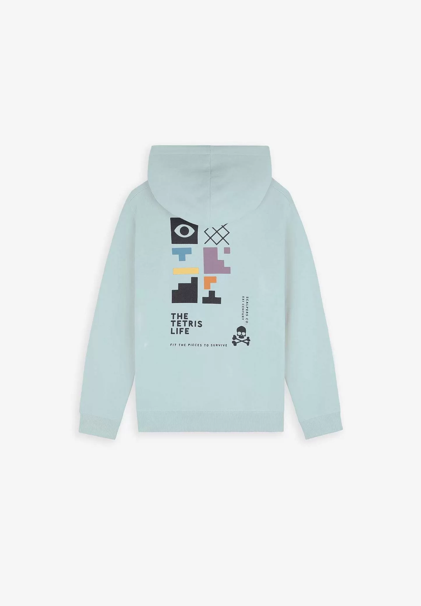 Outlet Scalpers Sudadera Capucha Print Tetris